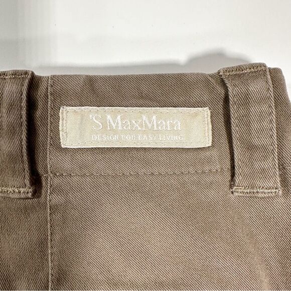 MaxMara Womens Size 4 Casual Button Fly Trouser Pant Women’s - Picture 9 of 12